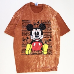 ÁO PHÔNG WASH TAY LỠ IN HÌNH MICKEY