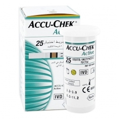 QUE THỬ ĐƯỜNG HUYẾT ACCUCHECK ACTIVE 25 QUE