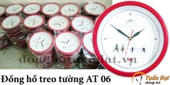 Đồng hồ treo tường in logo quảng cáo giá rẻ AT 06