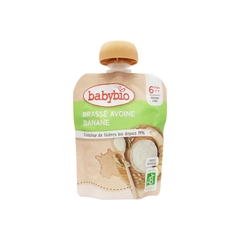Sữa chua yến mạch hữu cơ cho bé vị chuối Babybio 85g (≥ 6 tháng)