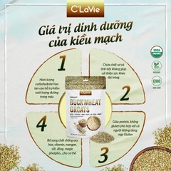 Hạt kiều mạch hữu cơ C’LaVie 200g