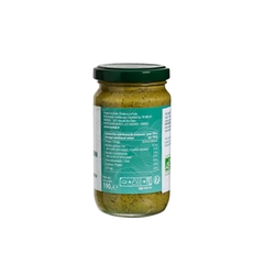 Sốt Pesto Siciliano thuần chay hữu cơ Luce 190g