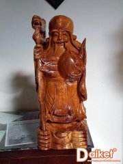 Phúc Lộc Thọ gỗ mít 50cm
