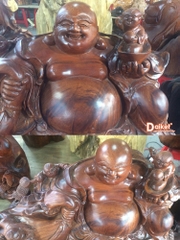 Di Lặc ngồi ngũ phúc 100x60x60