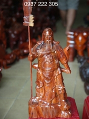 Quan công gỗ hương 40cm