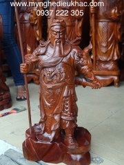Quan công gỗ hương ( 60cm)