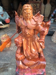 Tượng quan công múa đao ( Gõ)