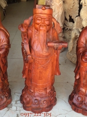 Phúc lộc thọ gỗ hương 60cm