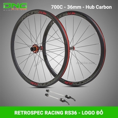 Vành bộ xe đạp đua RETROSPEC RACING RS36 700c 36mm Hub Carbon
