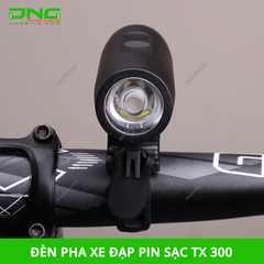 Đèn pha xe đạp pin sạc TX 300