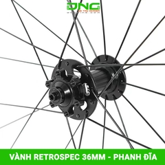 Vành bộ xe đạp đua RETROSPEC RACING 36mm Phanh đĩa