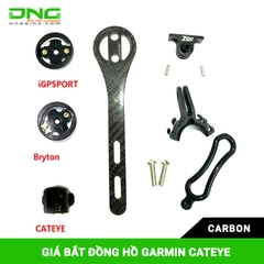 Giá bắt đồng hồ xe đạp gắn ghi đông liền pô tăng carbon GARMIN CATEYE