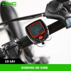 Đồng hồ xe đạp SUNDING SD-548B có dây