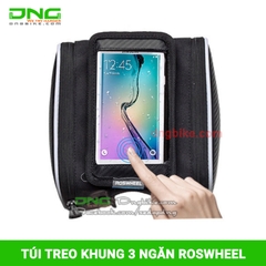 Túi điện thoại treo khung xe đạp 3 ngăn ROSWHEEL -OD