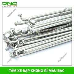 Căm (Nan Hoa) xe đạp không rỉ màu bạc