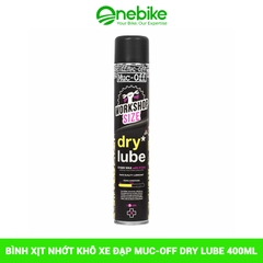 Bình xịt nhớt khô xe đạp MUC-OFF DRY LUBE 400ml