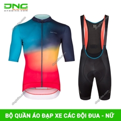 Bộ quần áo đạp xe các đội đua NỮ - L