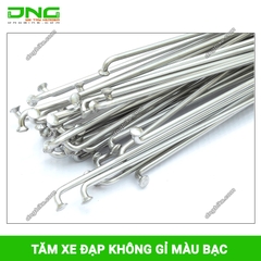 Căm (Nan Hoa) xe đạp không rỉ màu bạc