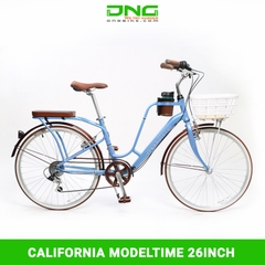 Xe đạp đường phố CALIFORNIA MODELTIME CACAO 26inch