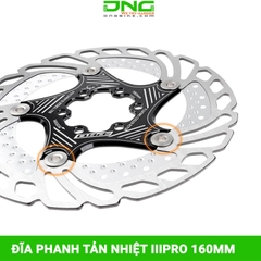 Đĩa phanh xe đạp tản nhiệt IIIPRO 160mm