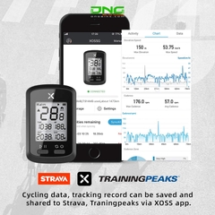 Đồng hồ xe đạp định vị GPS XOSS