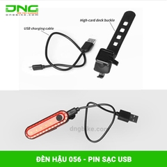 Đèn hậu xe đạp pin sạc 5 Led 056-HBM