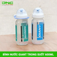 Bình nước xe đạp GIANT trong suốt