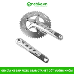 Giò dĩa xe đạp Fixed Gear OTA 48T cốt vuông nhôm