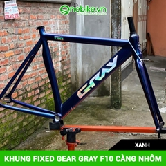 Khung sườn xe đạp Fixed Gear GRAY F10 càng nhôm