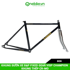 Khung sườn xe đạp Fixed Gear VISP CHAMPION khung thép CR-MO