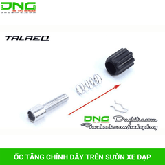 Ốc tăng chỉnh dây trên sườn xe đạp