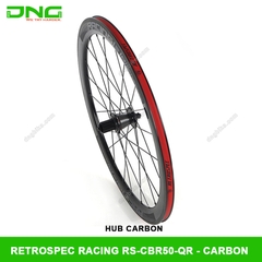 Vành bộ xe đạp đua Carbon RETROSPEC Racing RS-CBR50-QR Hub carbon 50mm