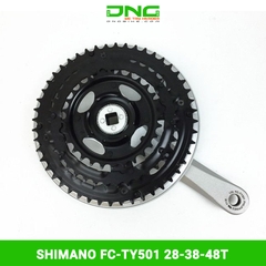 Giò dĩa xe đạp SHIMANO FC-TY501 28-38-48T
