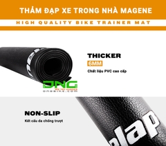 Thảm đạp xe trong nhà chống trượt MAGENE ONELAP 6MM PVC