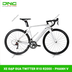 Xe đạp đua TWITTER R10 R2000-V- Ghi đông carbon