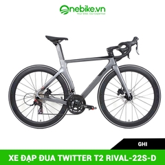 Xe đạp đua TWITTER T2 RIVAL-22S-D- Ghi đông Carbon - Vành Carbon