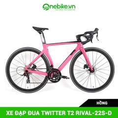 Xe đạp đua TWITTER T2 RIVAL-22S-D- Ghi đông Carbon - Vành Carbon