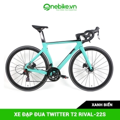 Xe đạp đua TWITTER T2 RIVAL-22S-D-Ghi đông Carbon - Vành nhôm