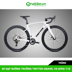 Xe đạp đường trường TWITTER GRAVEL V3 APEX-11S-D- Ghi đông carbon