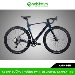 Xe đạp đường trường TWITTER GRAVEL V3 APEX-11S-D- Ghi đông carbon