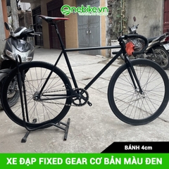 Xe đạp Fixed Gear cơ bản màu đen