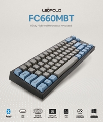 Bàn phím cơ Leopold FC660M Bluetooth PD Blue Grey - Silent Red switch