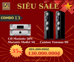 Loa Canton Townus 90 + Amply Marantz Model 50 + CD Marantz 50N