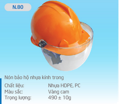 Mũ BHLĐ N80 Mũ BHLĐ N80