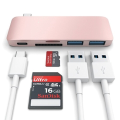 USB-C 3 in 1 Satechi Combo Hub w/USB-C Port Đời 2