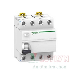 RCCB Acti9 - Cầu dao/Aptomat chống giật ilD Schneider 4P 40A 300mA AC A9R74463