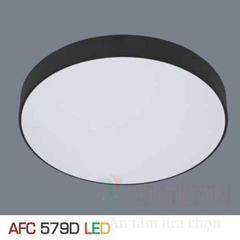 Đèn led ốp trần tràn viền tròn đen AFC-579D-22W