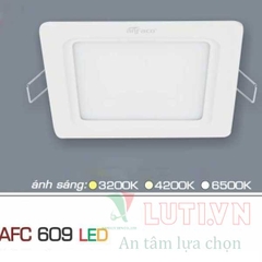 Đèn led âm trần vuông AFC-609-12W