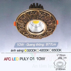 Đèn led âm trần AFC-PULY-01-10W