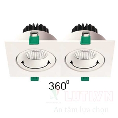 Đèn led âm trần 24W mẫu B DL-BW24-DIM